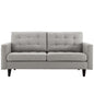 Loveseat tapizado en tela Empress de Modway