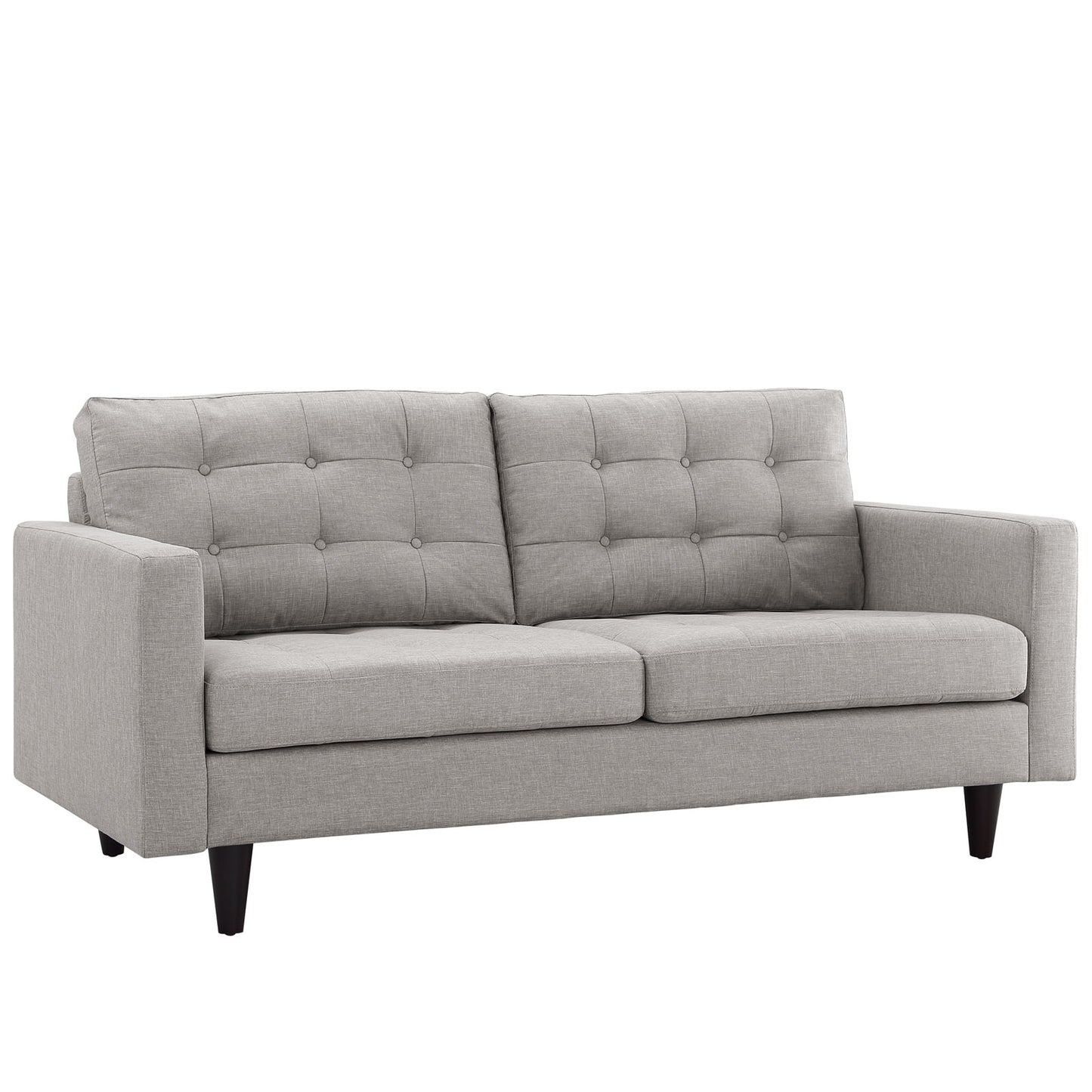 Loveseat tapizado en tela Empress de Modway