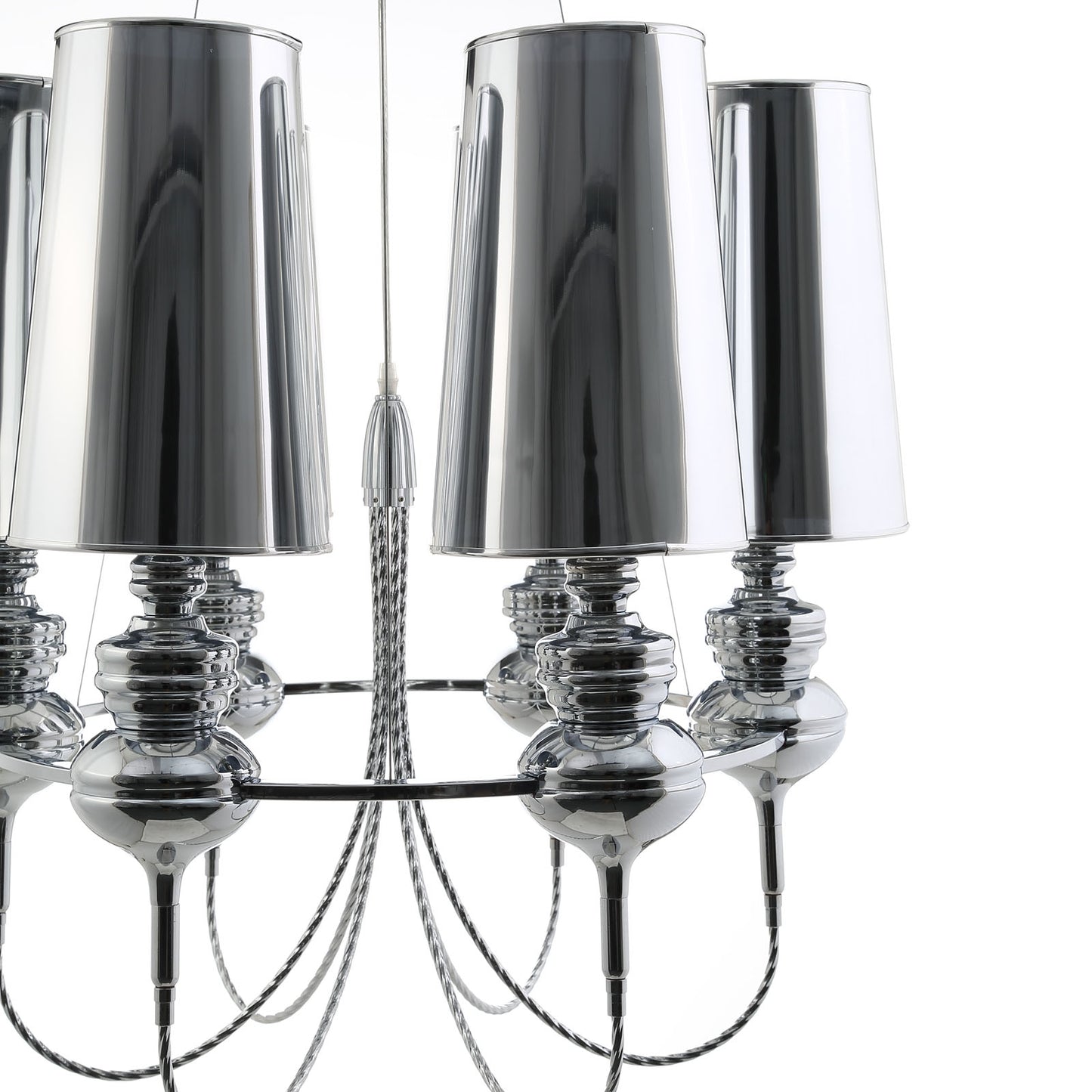 Lustre en acier inoxydable Tapestry de Modway