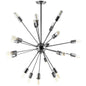 Beam Stainless Steel Chandelier