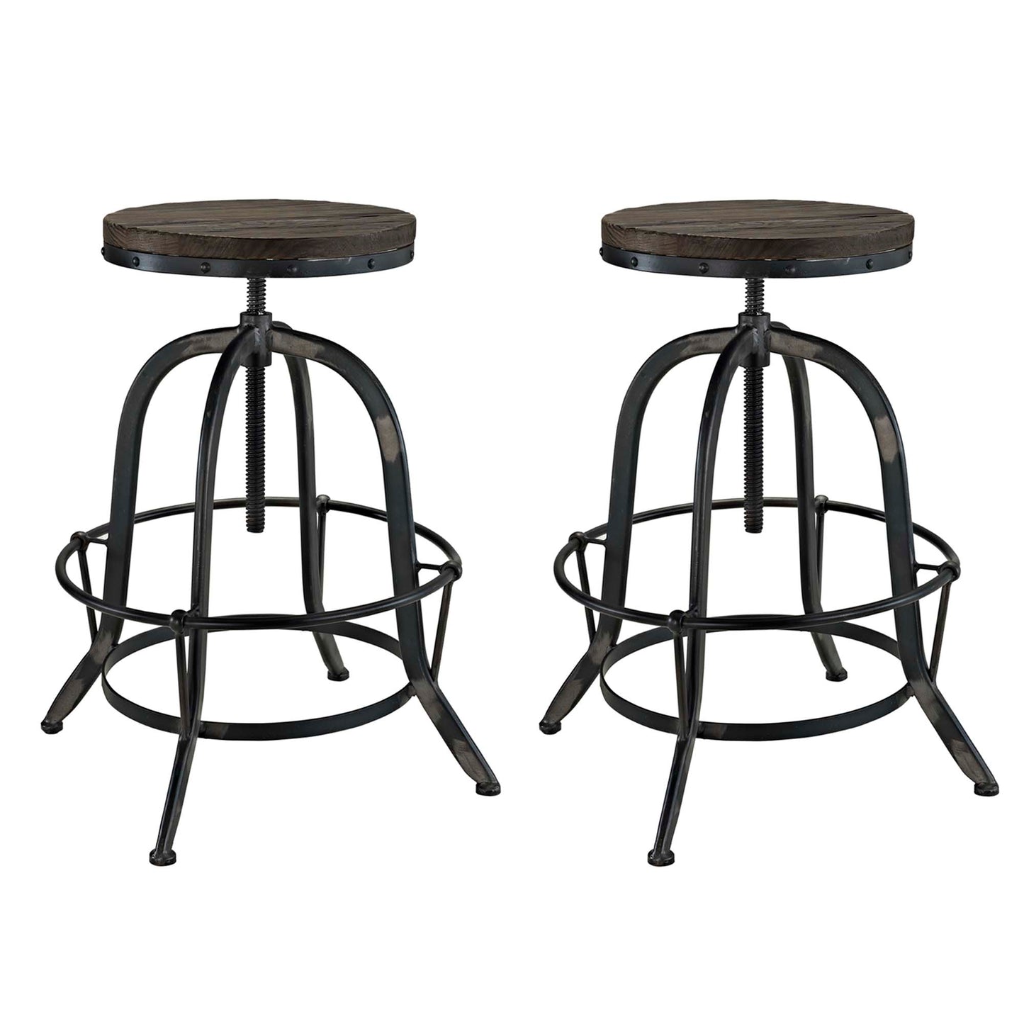 Collect Bar Stool Backless Set of 2