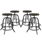 Collect Bar Stool Backless Set of 4