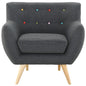 Remark Upholstered Fabric Armchair