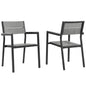 Maine Outdoor Patio Dining Armchair Set of 2