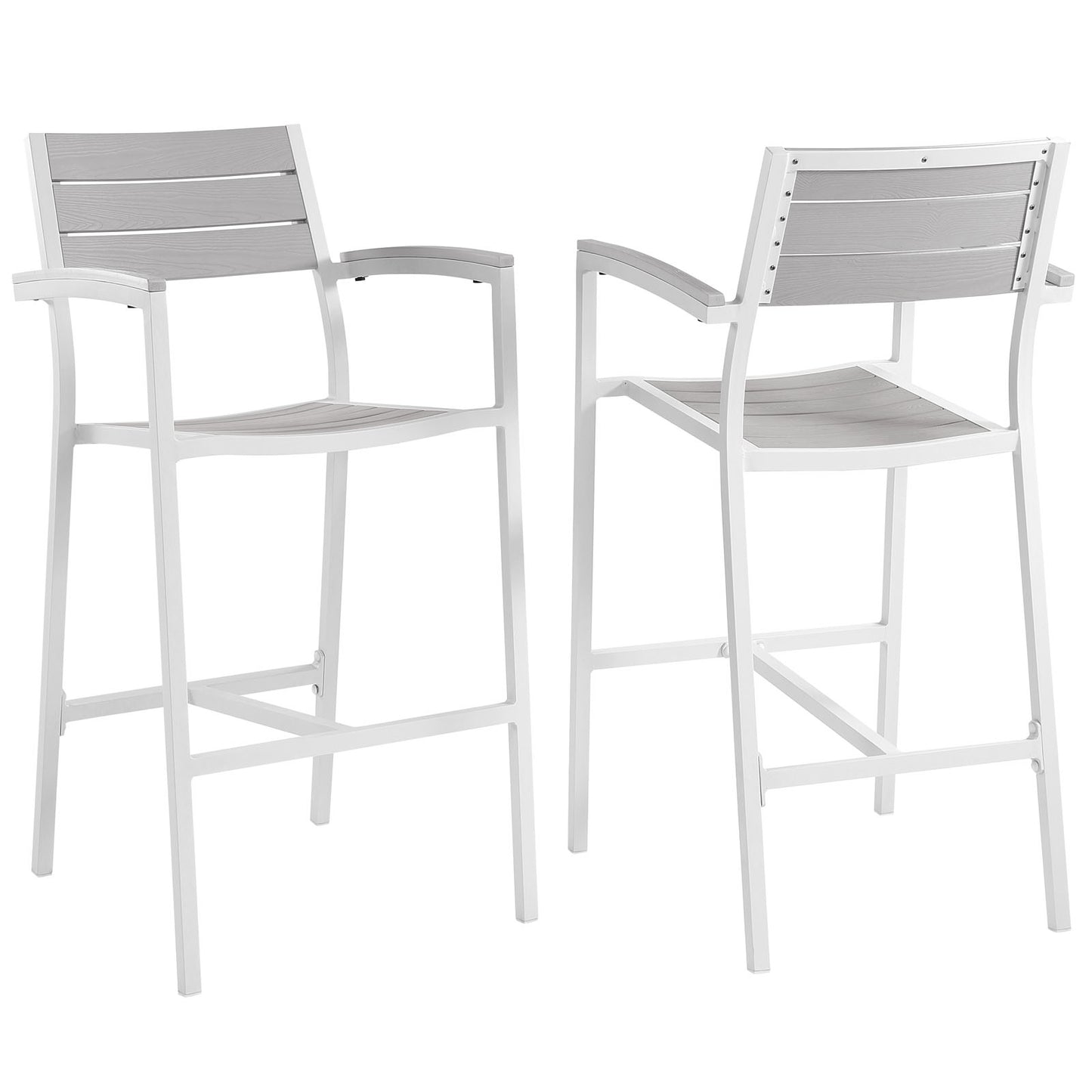 Maine Outdoor Patio Bar Stool Set of 2