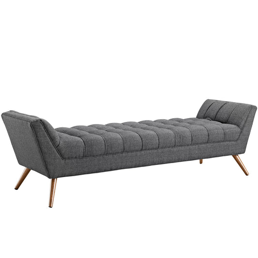 Response Upholstered Fabric Bench