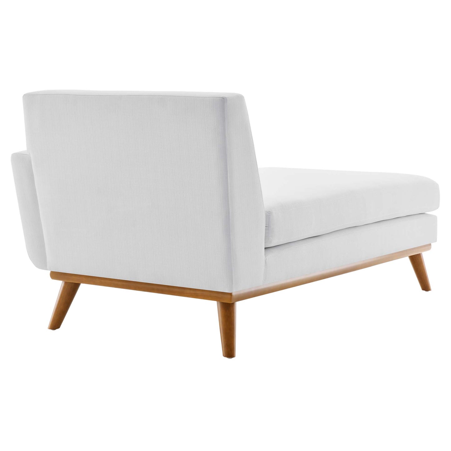 Chaise longue en tissu rembourré orientée vers la droite Engage par Modway