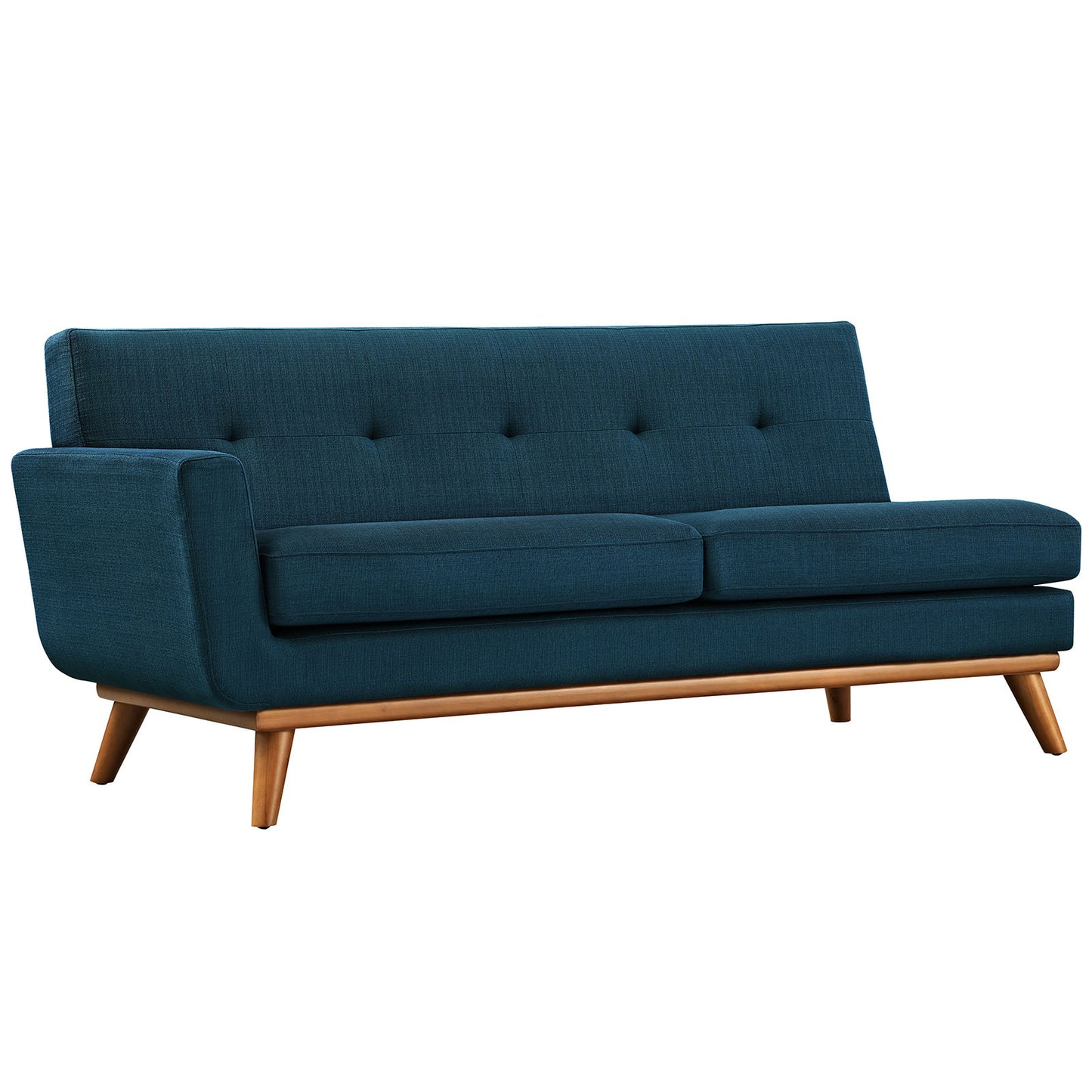 Loveseat tapizado de tela con brazo izquierdo Engage de Modway