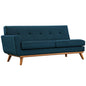 Loveseat tapizado de tela con brazo izquierdo Engage de Modway