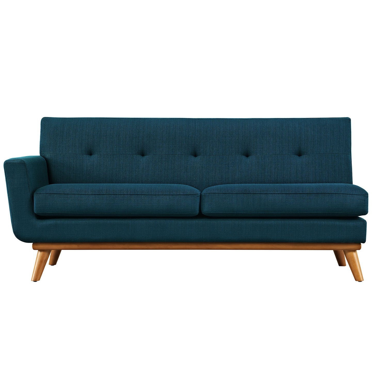 Loveseat tapizado de tela con brazo izquierdo Engage de Modway