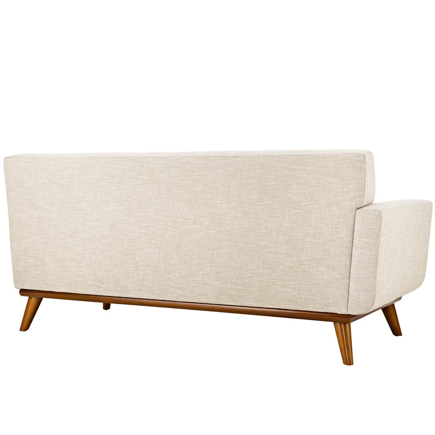 Loveseat tapizado de tela con brazo izquierdo Engage de Modway