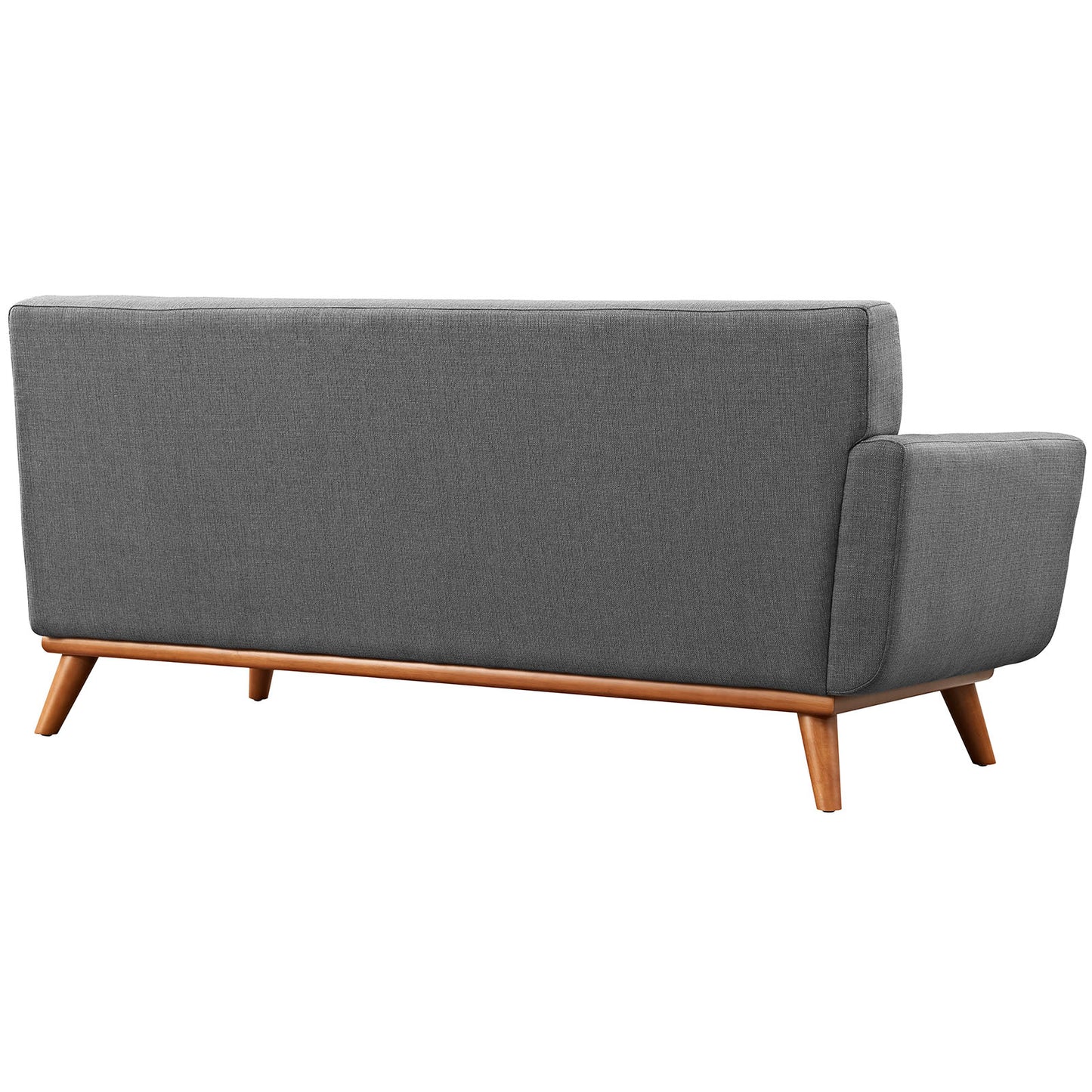 Loveseat tapizado de tela con brazo izquierdo Engage de Modway