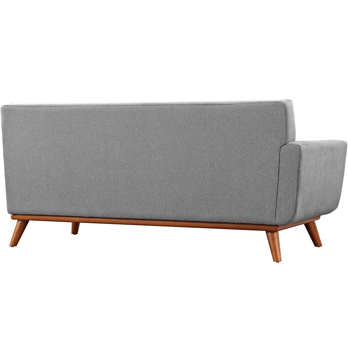 Loveseat tapizado de tela con brazo izquierdo Engage de Modway