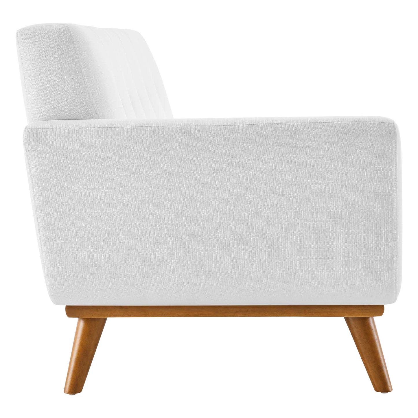 Loveseat tapizado de tela con brazo izquierdo Engage de Modway