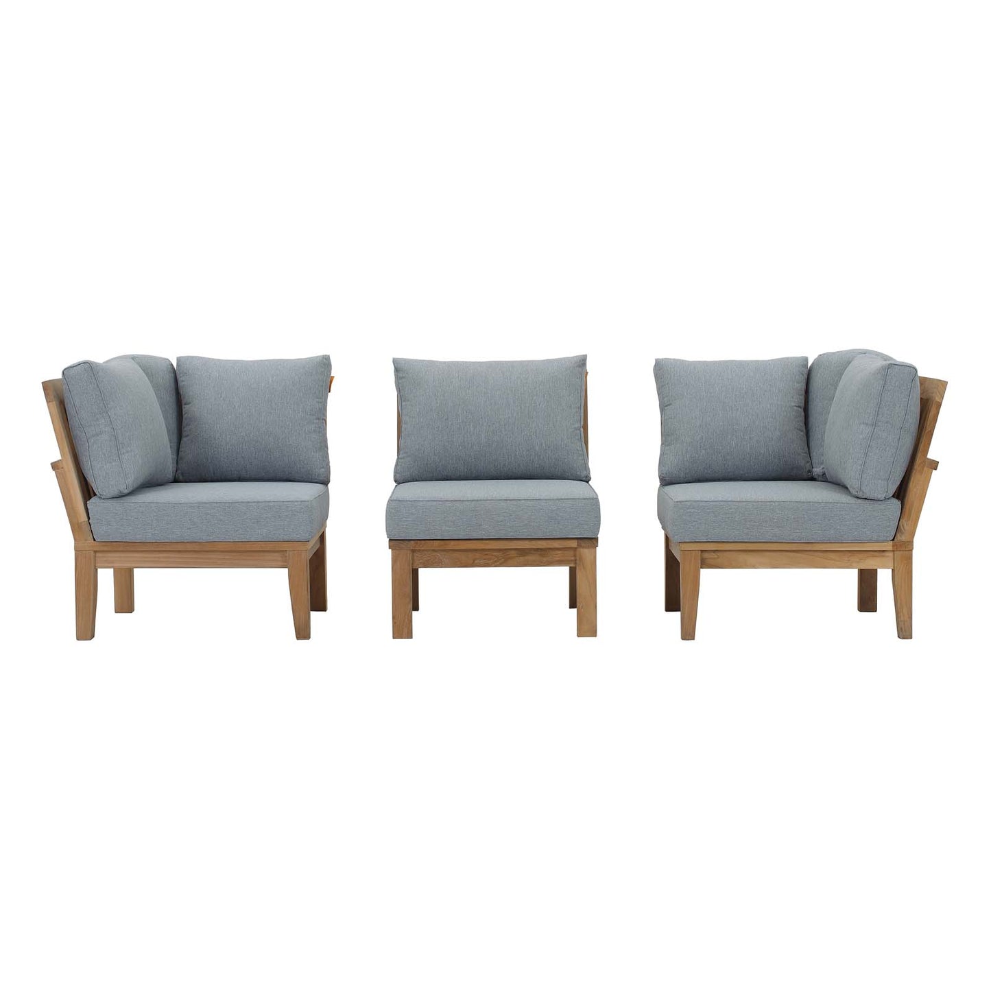 Marina 3 Piece Outdoor Patio Teak Set