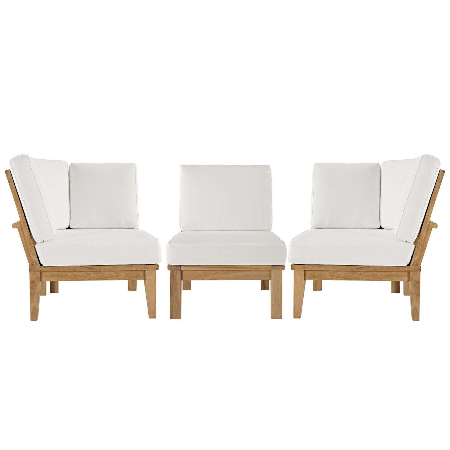 Marina 3 Piece Outdoor Patio Teak Set