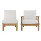 Marina 2 Piece Outdoor Patio Teak Set