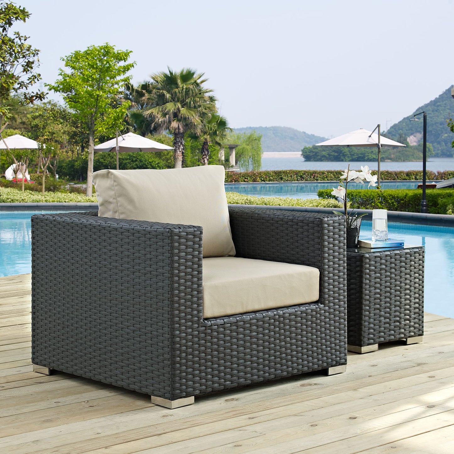 Sojourn Outdoor Patio Sunbrella® Armchair