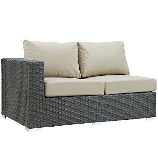 Sojourn Outdoor Patio Sunbrella® Left Arm Loveseat