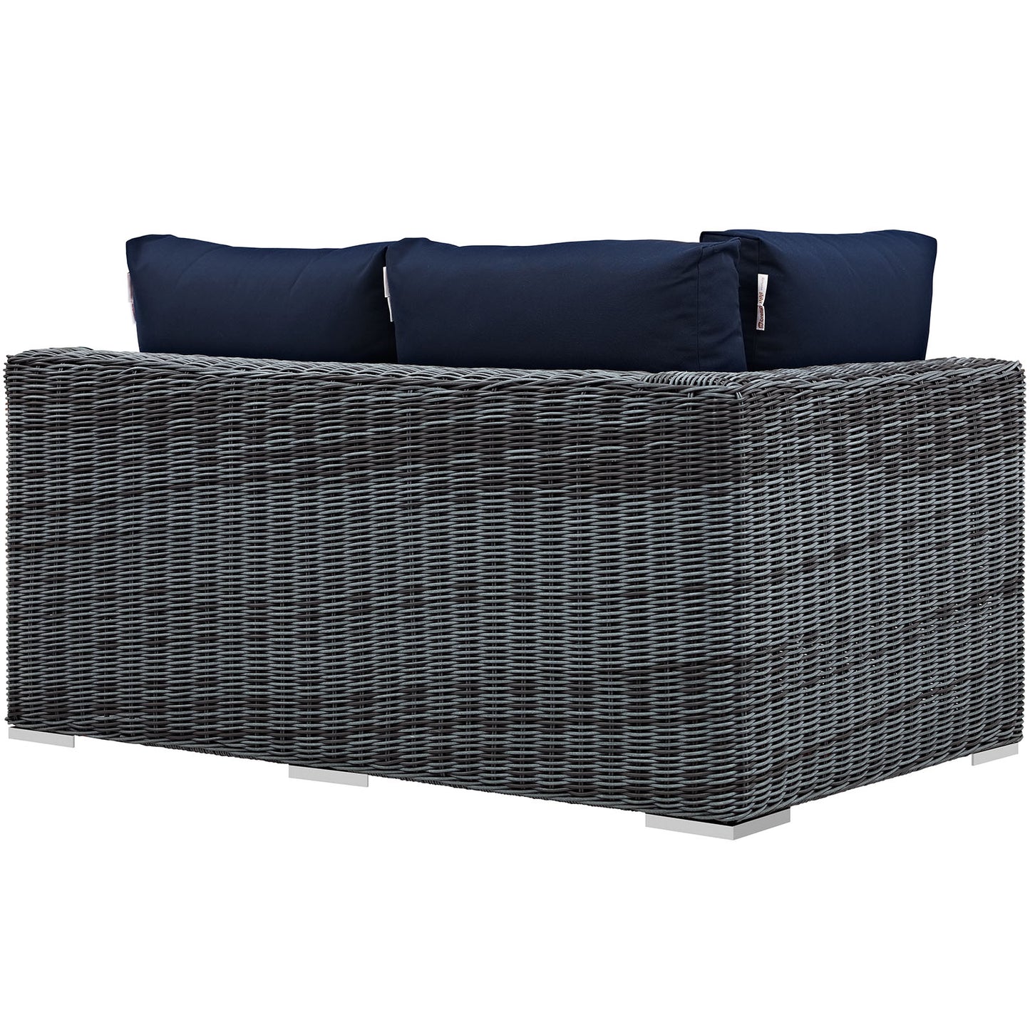 Summon Outdoor Patio Sunbrella® Left Arm Loveseat