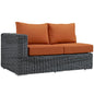 Summon Outdoor Patio Sunbrella® Left Arm Loveseat