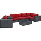 Summon 7 Piece Outdoor Patio Sunbrella® Sectional Set