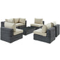 Summon 7 Piece Outdoor Patio Sunbrella® Sectional Set