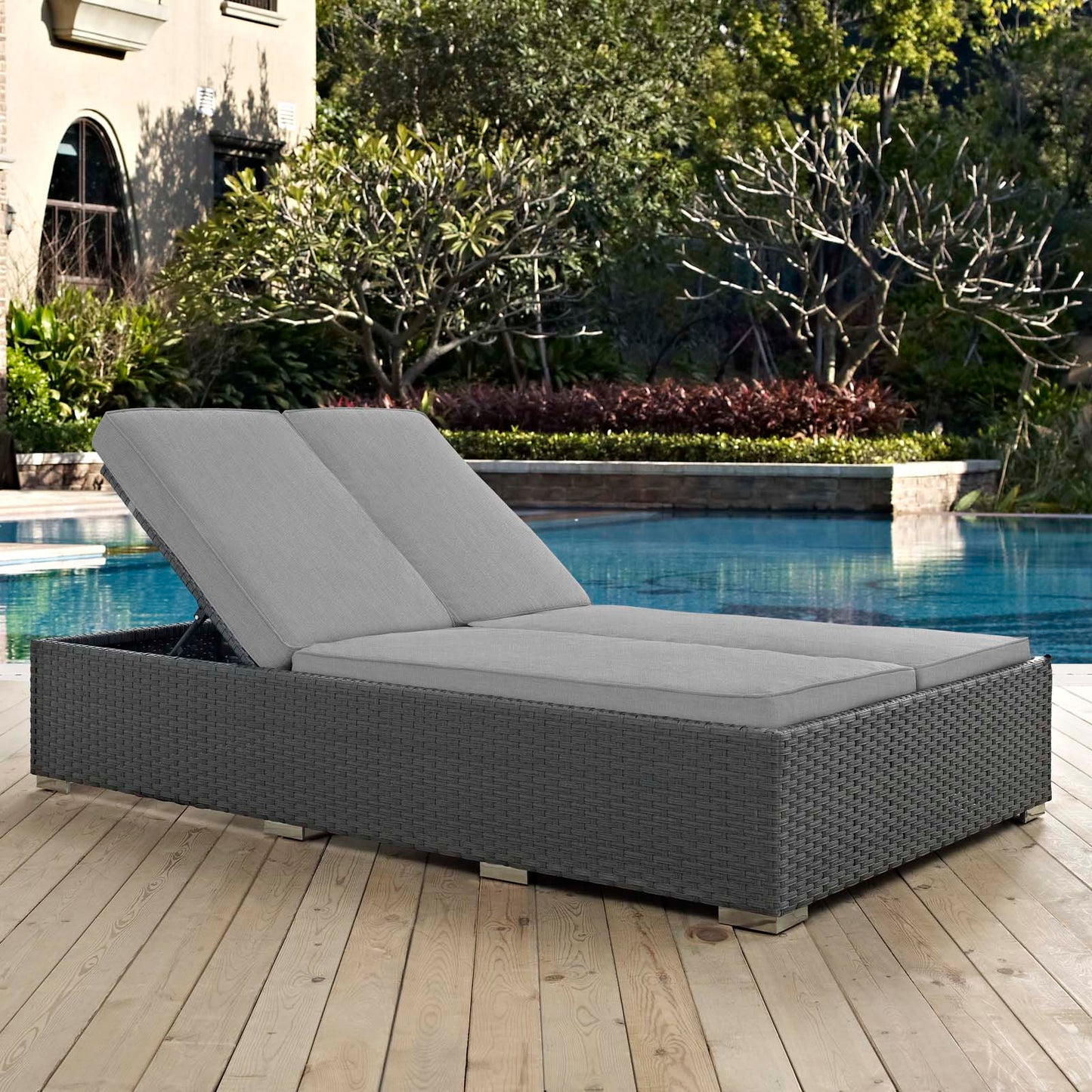 Sojourn Outdoor Patio Sunbrella® Double Chaise