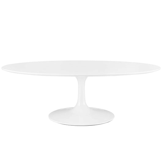 Lippa 48" Oval-Shaped Wood Top Coffee Table