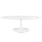 Lippa 48" Oval-Shaped Wood Top Coffee Table