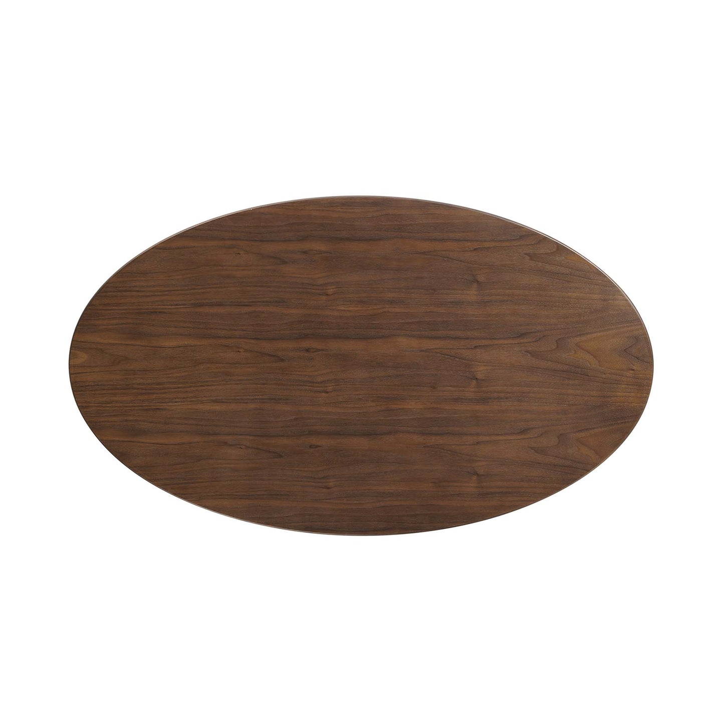 Mesa de comedor Lippa de 48" con veta de madera ovalada de Modway