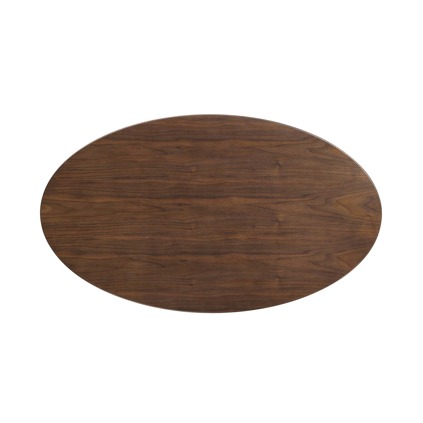 Table basse ovale Lippa 48" en bois grainé