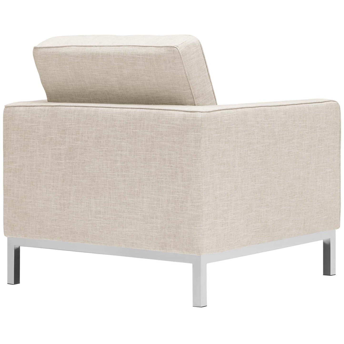 Loft Upholstered Fabric Armchair