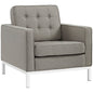 Loft Upholstered Fabric Armchair