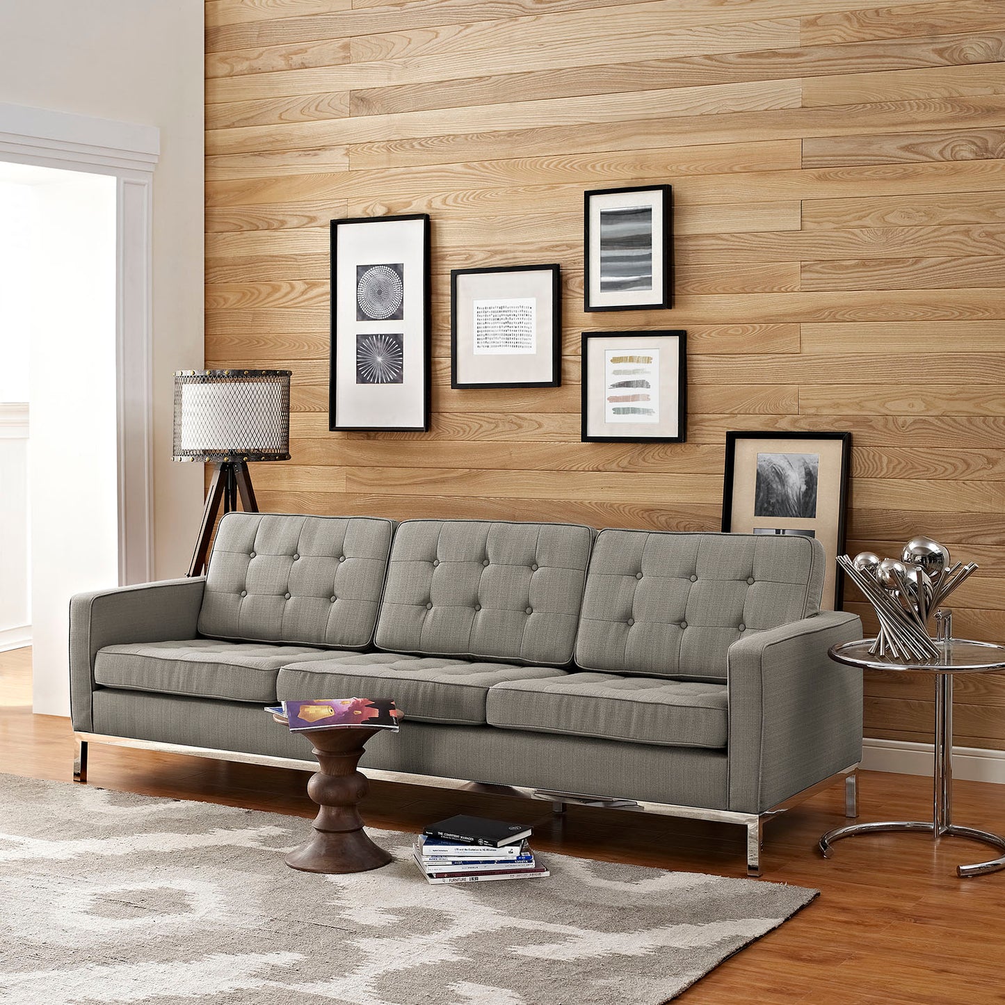 Loft Upholstered Fabric Sofa