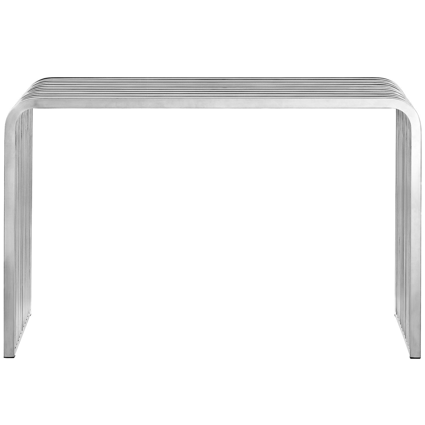 Table console en acier inoxydable Pipe