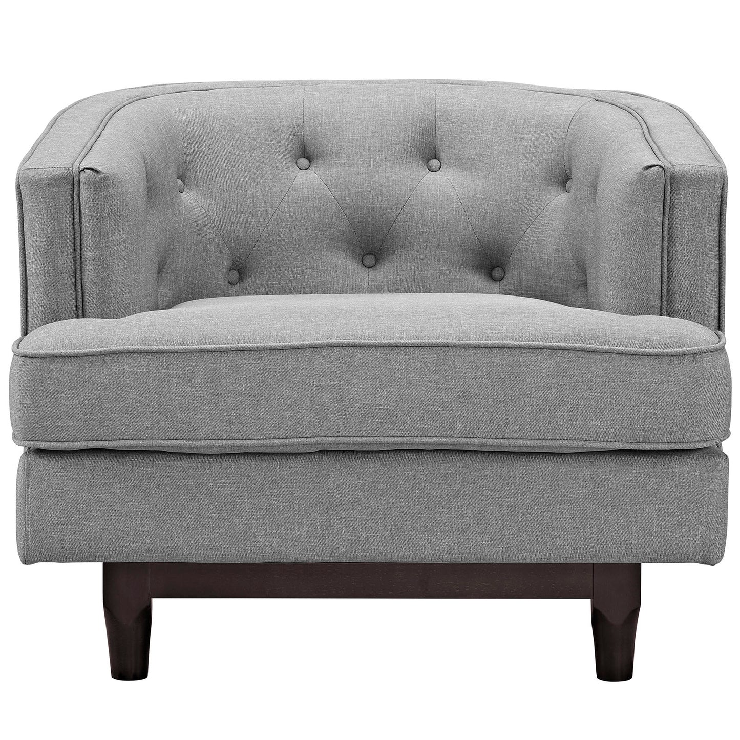 Fauteuil en tissu rembourré Coast par Modway