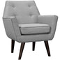 Posit Upholstered Fabric Armchair