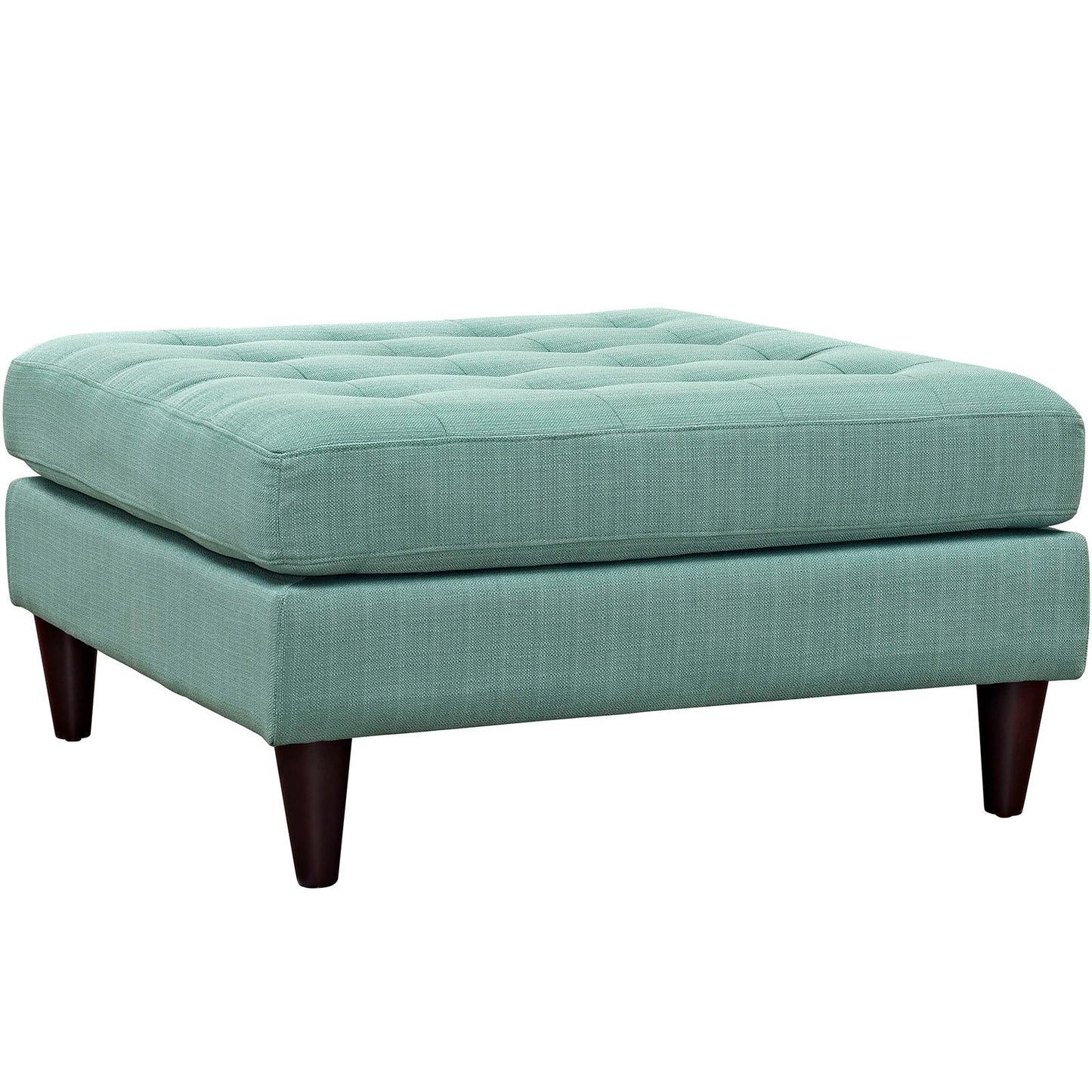 Empress Upholstered Fabric Large Ottoman