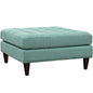 Empress Upholstered Fabric Large Ottoman