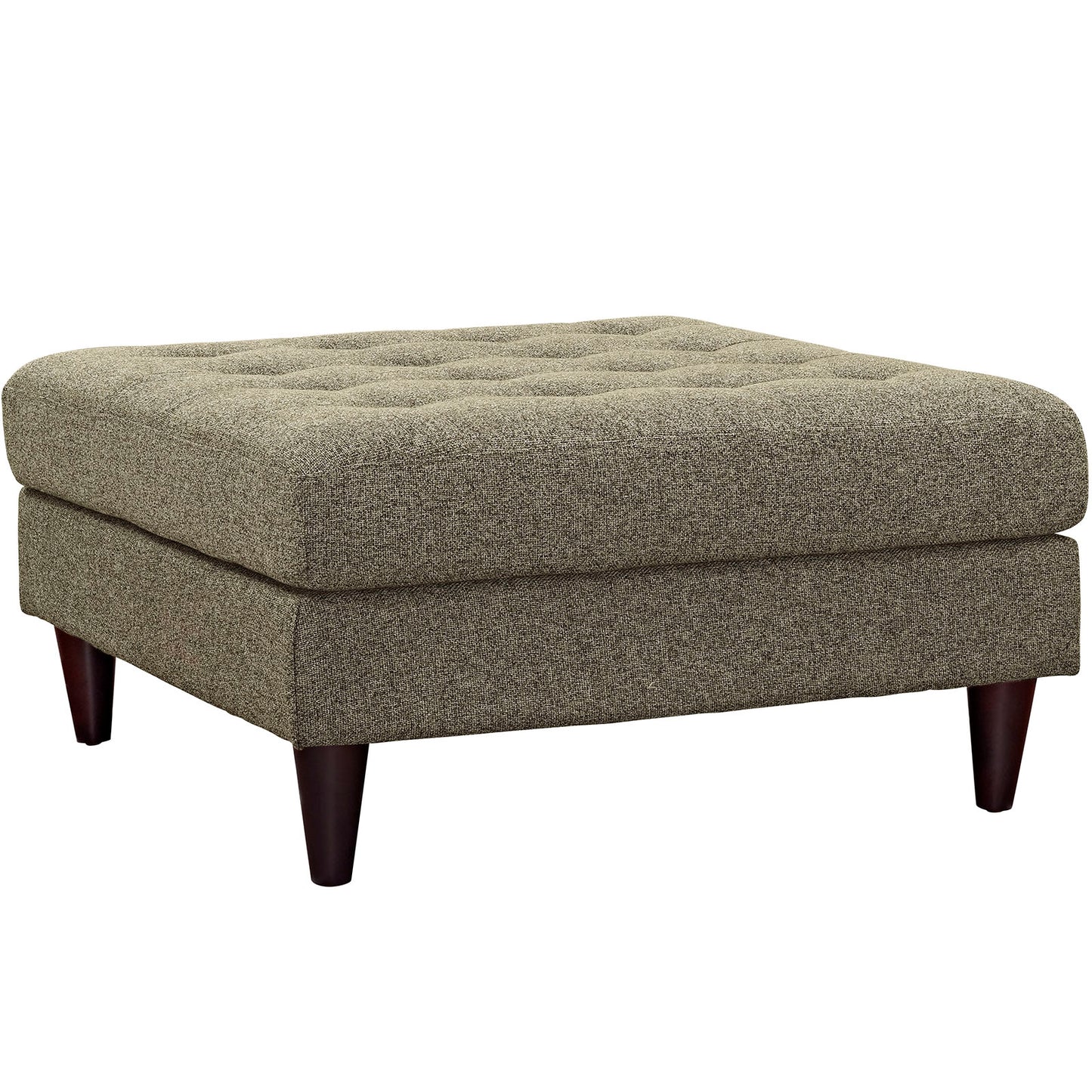 Empress Upholstered Fabric Large Ottoman