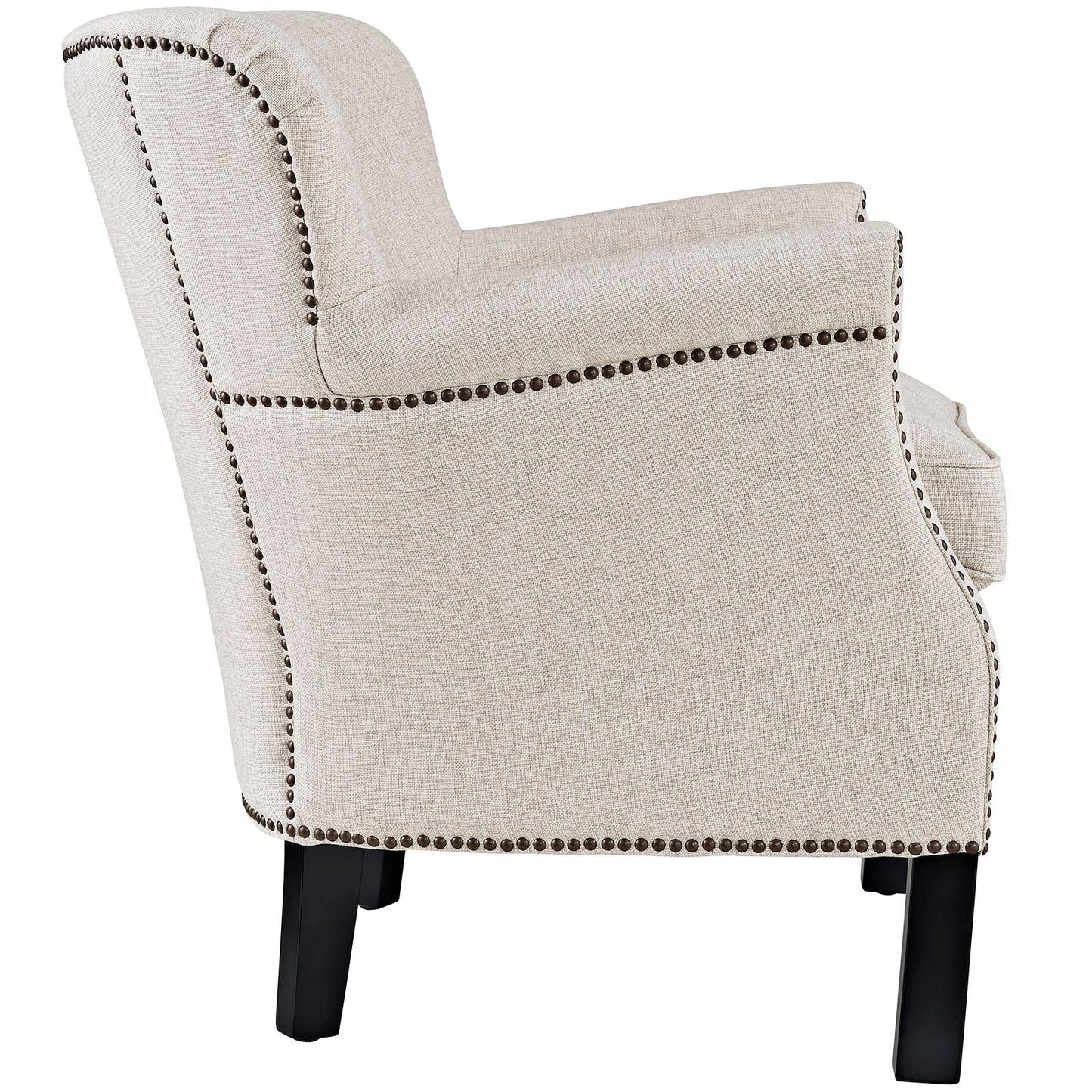 Key Upholstered Fabric Armchair