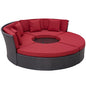 Conjunto de sofá cama circular para patio exterior Convene de Modway