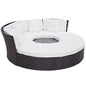 Conjunto de sofá cama circular para patio exterior Convene de Modway