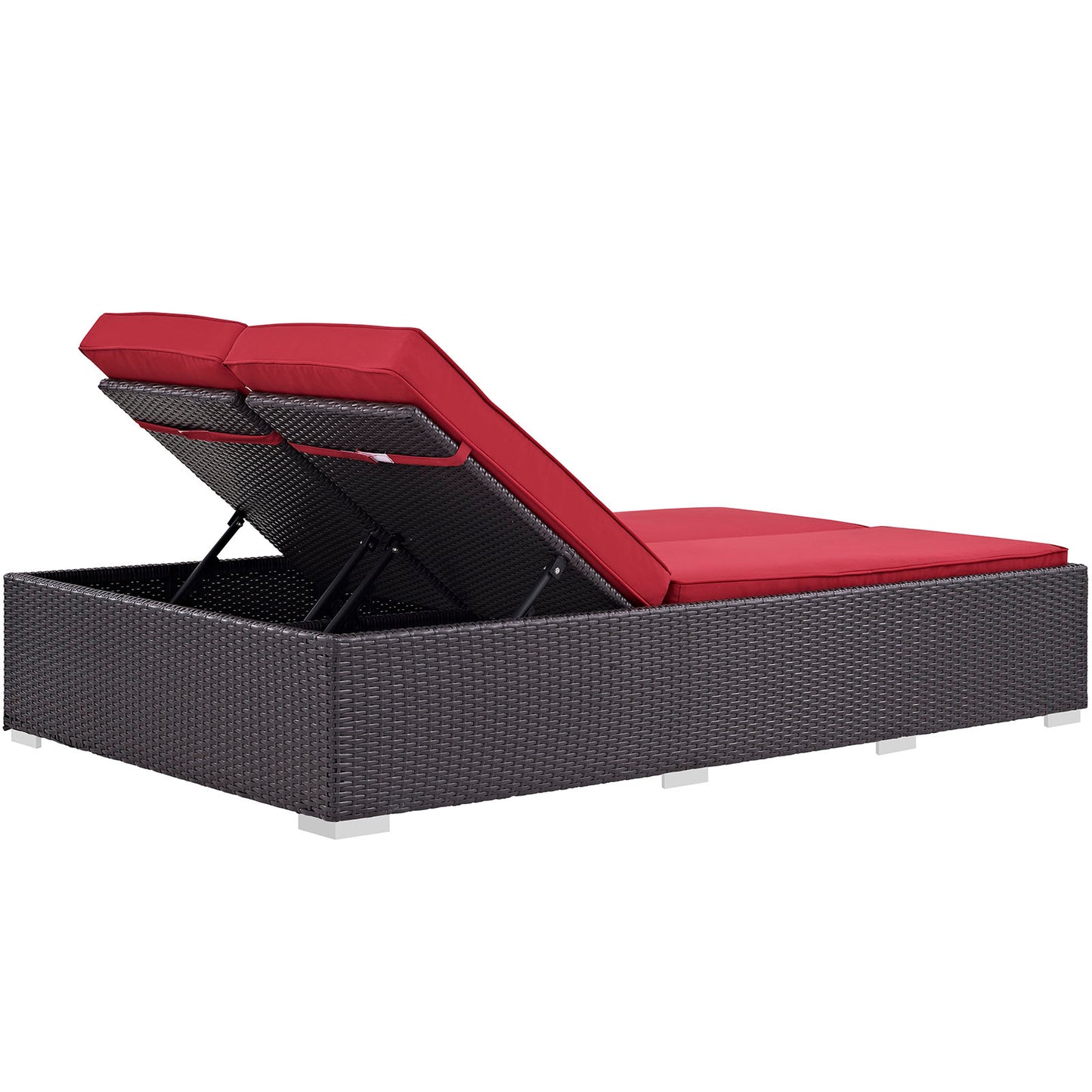 Chaise longue doble para exteriores Convene de Modway