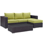 Convene 3 Piece Outdoor Patio Sofa Set