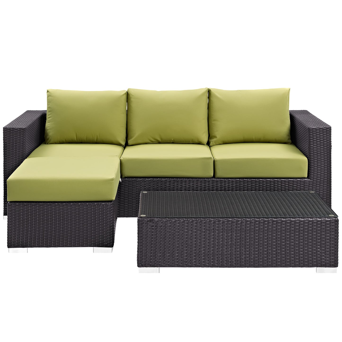 Convene 3 Piece Outdoor Patio Sofa Set