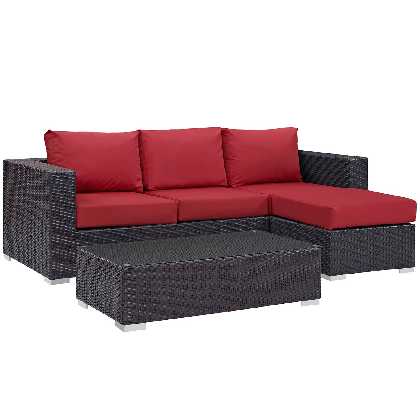 Convene 3 Piece Outdoor Patio Sofa Set