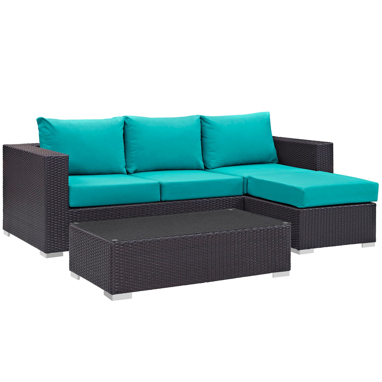 Convene 3 Piece Outdoor Patio Sofa Set