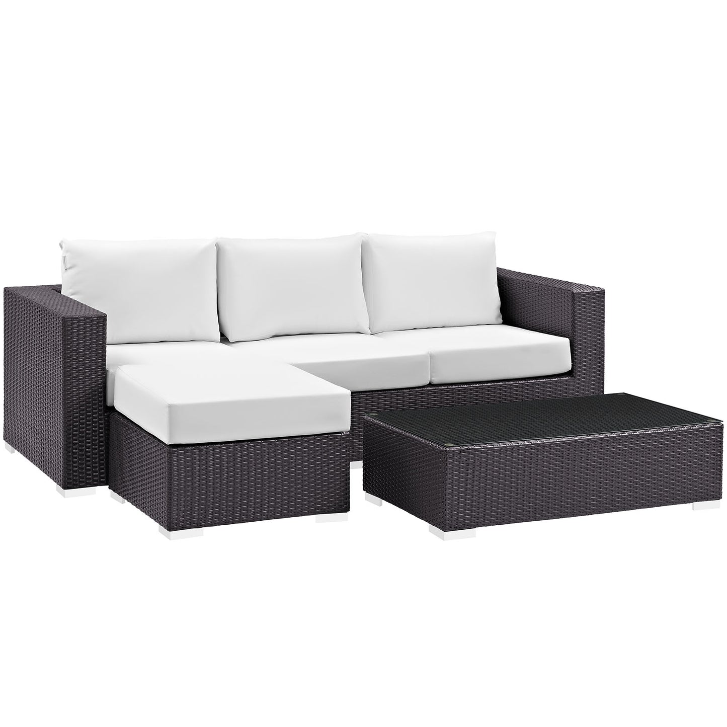 Convene 3 Piece Outdoor Patio Sofa Set